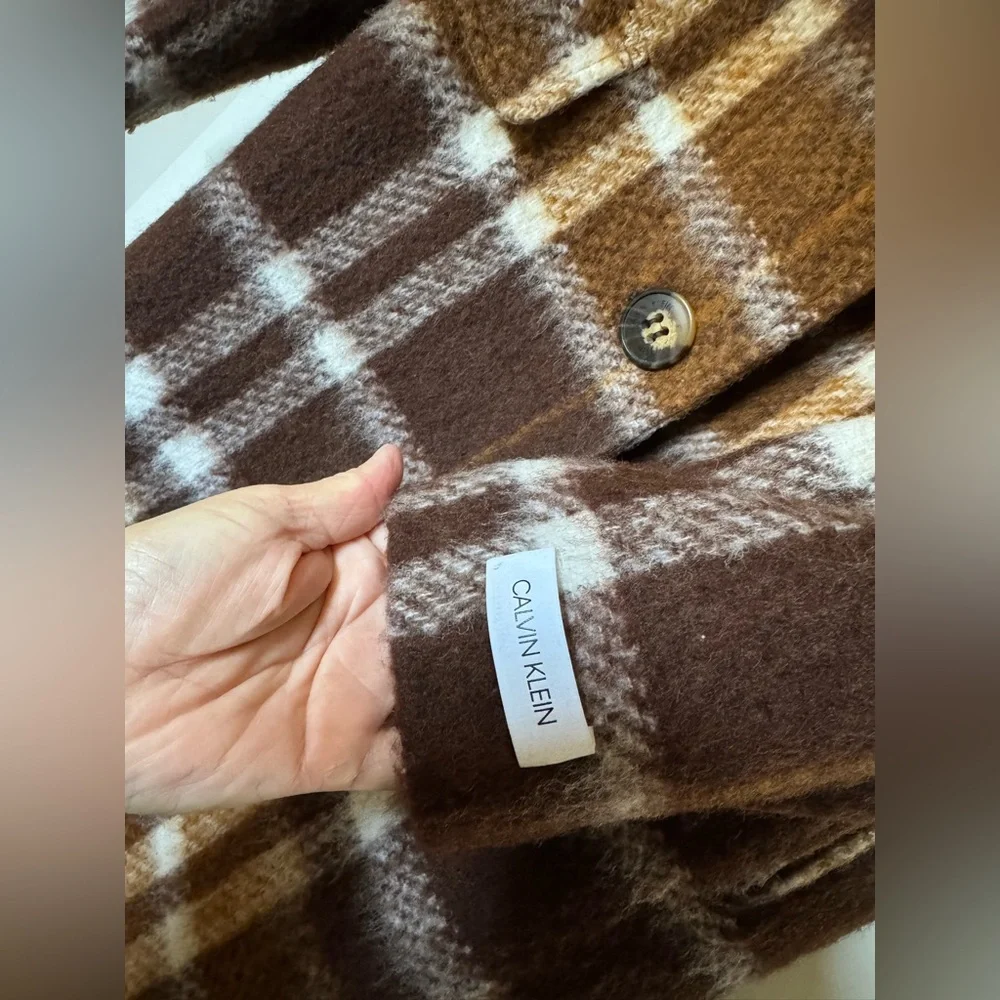 Calvin Klein wool coat - Picture 3 of 10